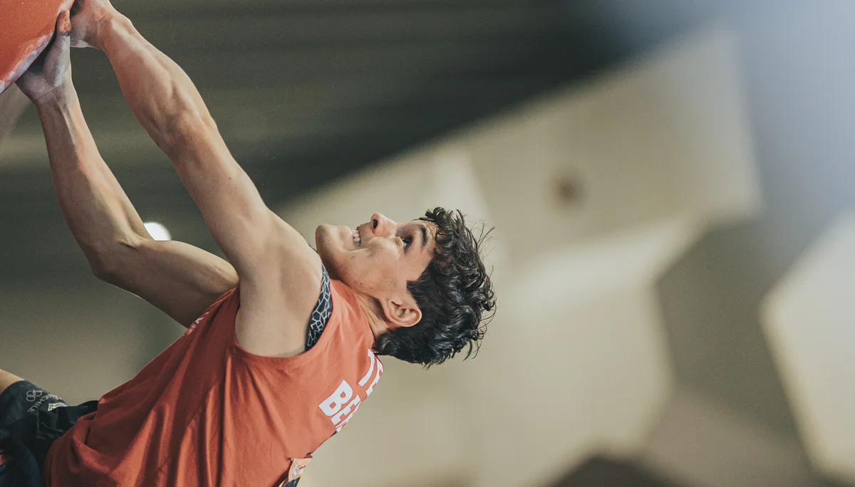 Elias Arriagada Krüger - Deutsche Meisterschaft Bouldern 2022 in Düsseldorf -2022-06-12 | © DAV/Nicolas Altmaier
