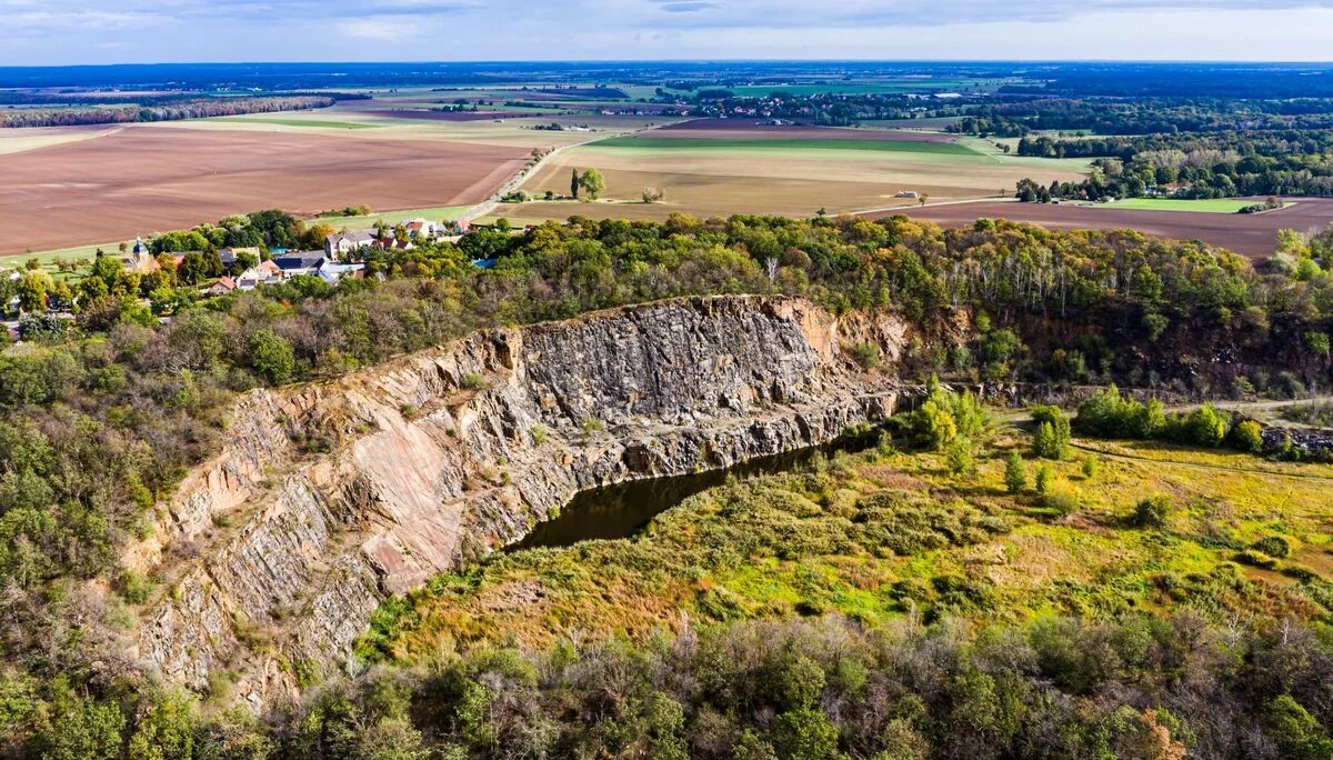 Holzberg - Drohnenaufnahme | © DAV LV Sachsen, Chris Juettner