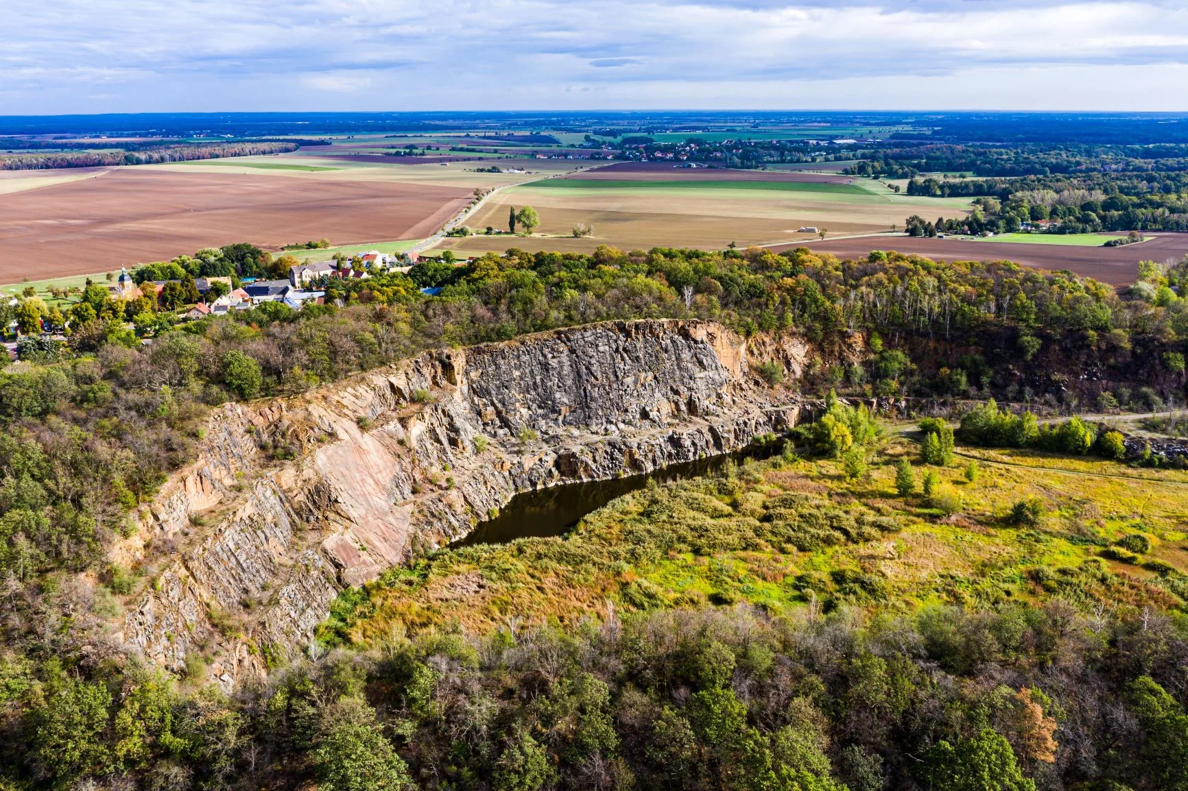 Holzberg - Drohnenaufnahme | © DAV LV Sachsen, Chris Juettner