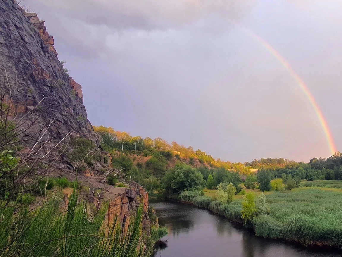 Holzberg - Regenbogen | © DAV LV Sachsen, Daniel Elgner