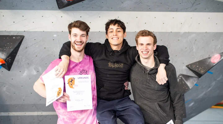 Sieger Landesmeisterschaft Bouldern Herren | © Kilian Dorner