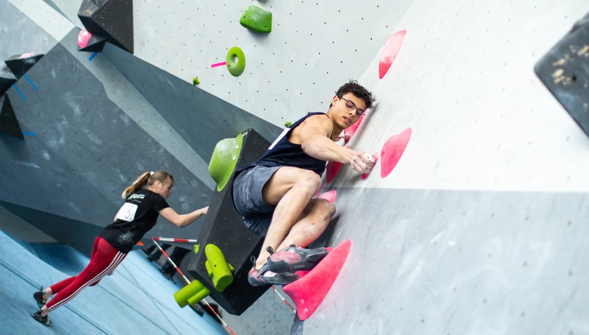 Landesmeisterschaft_Bouldern_Berlin_Sachsen_2022_Qualifikation | © Kilian Dorner
