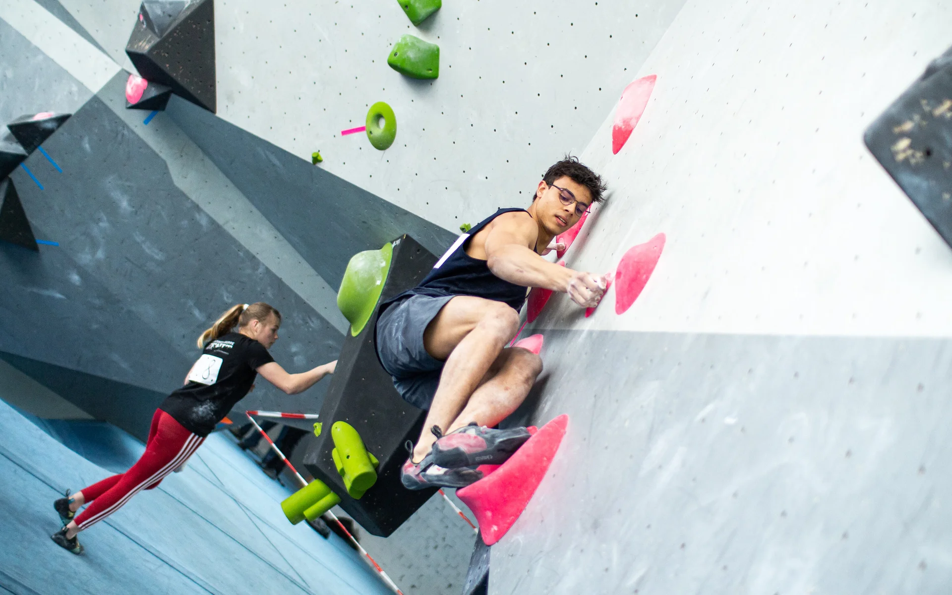 Landesmeisterschaft_Bouldern_Berlin_Sachsen_2022_Qualifikation | © Kilian Dorner