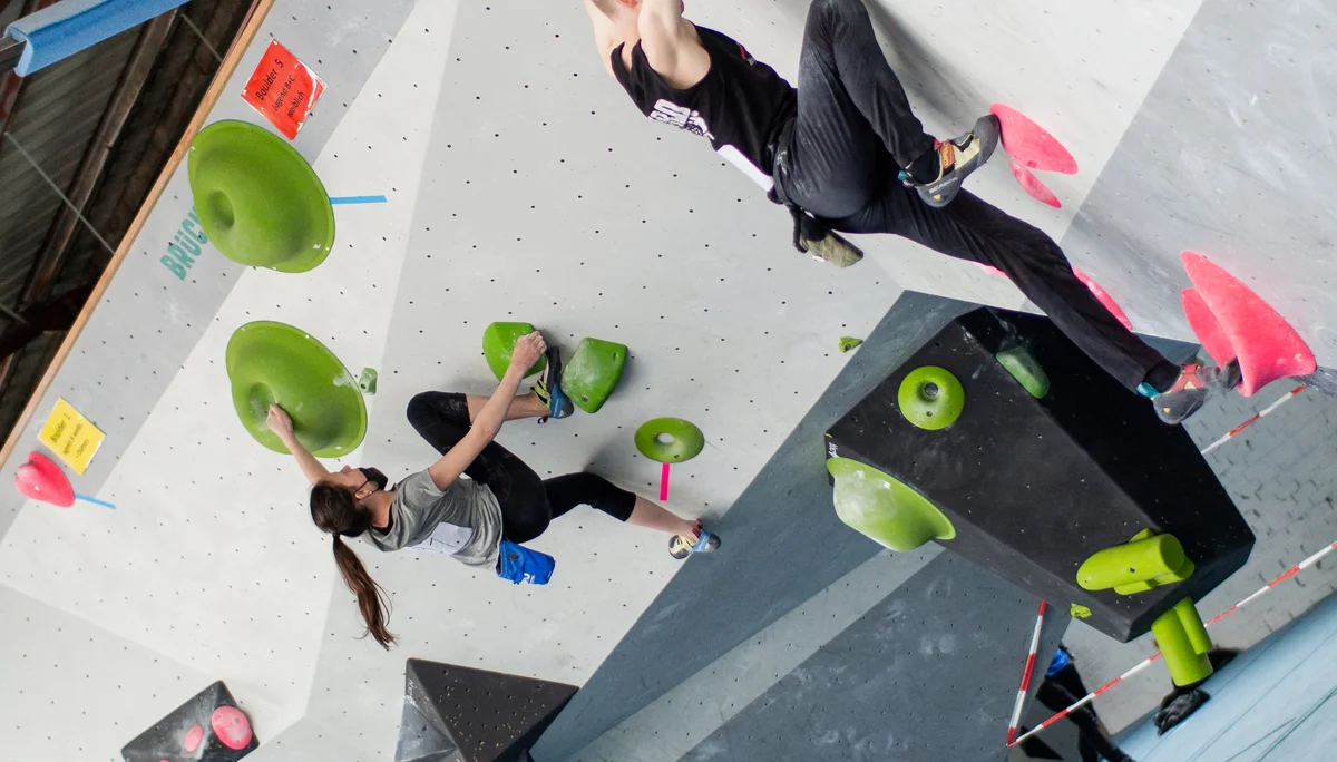 Landesmeisterschaft_Bouldern_Berlin_Sachsen_2022_Qualifikation | © Kilian Dorner