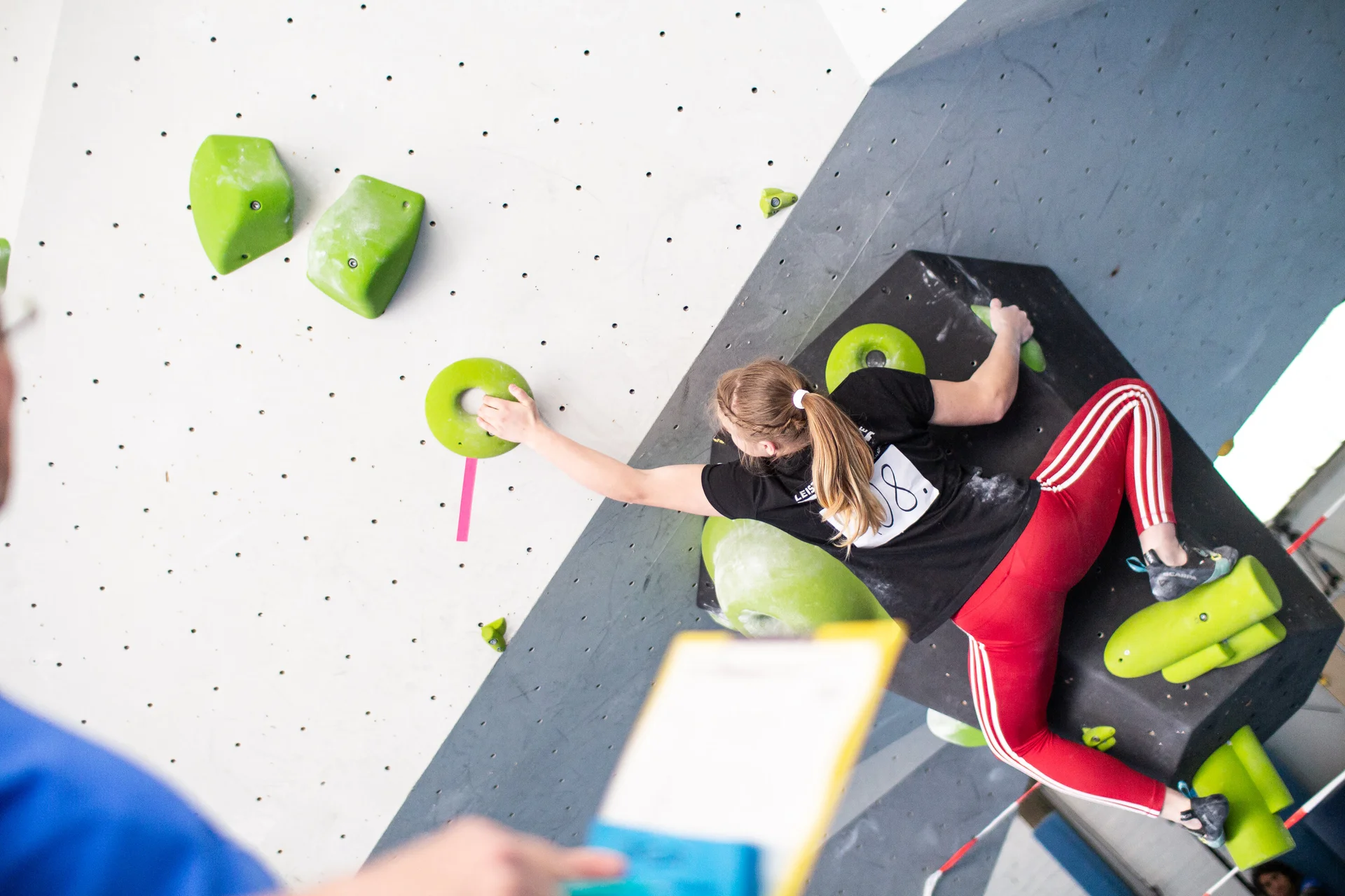 Landesmeisterschaft_Bouldern_Berlin_Sachsen_2022_Qualifikation | © Kilian Dorner