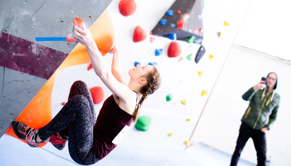 Landesmeisterschaft_Bouldern_Berlin_Sachsen_2022_Qualifikation | © Kilian Dorner
