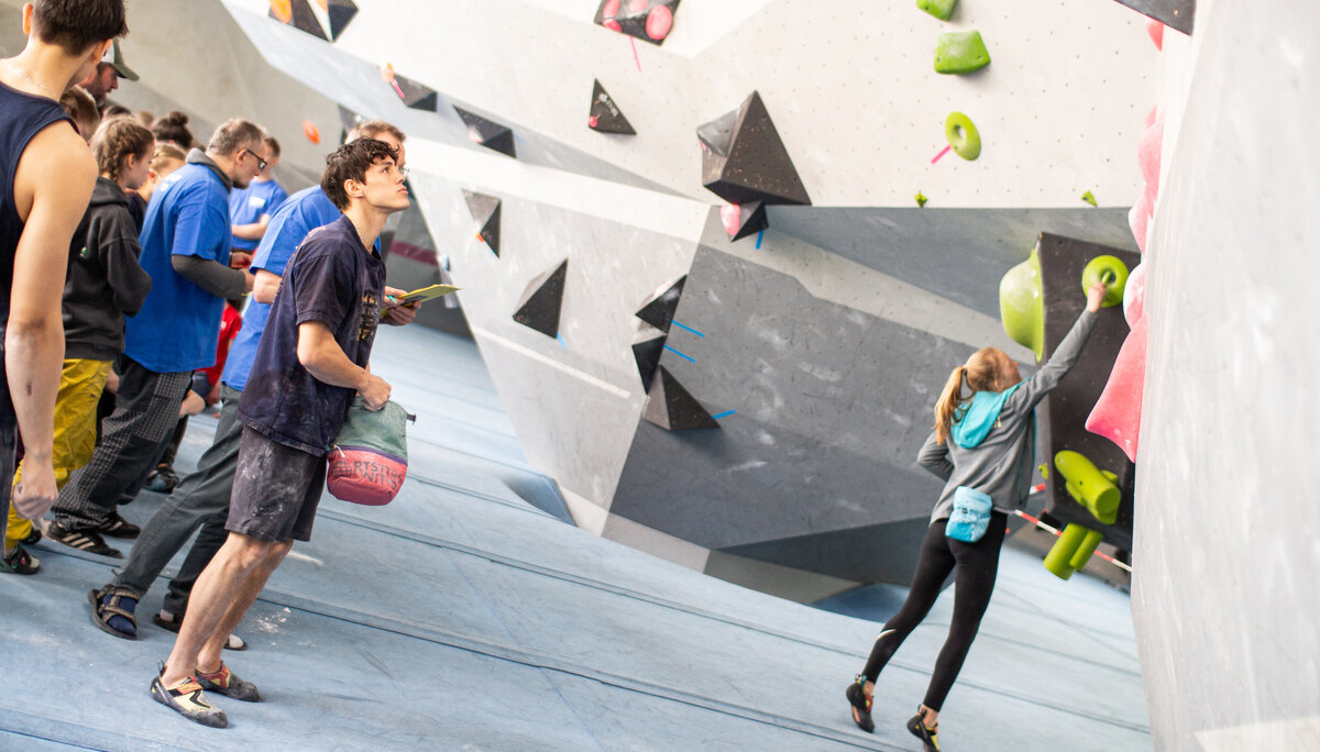 Landesmeisterschaft_Bouldern_Berlin_Sachsen_2022_Qualifikation | © Kilian Dorner Landesmeisterschaft_Bouldern_Berlin_Sachsen_2022_Qualifikation | © Kilian Dorner