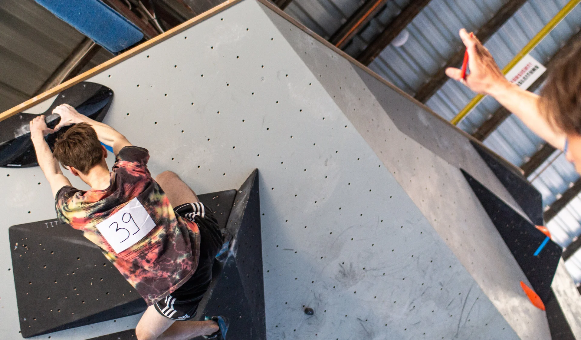 Landesmeisterschaft_Bouldern_Berlin_Sachsen_2022_Qualifikation | © Kilian Dorner