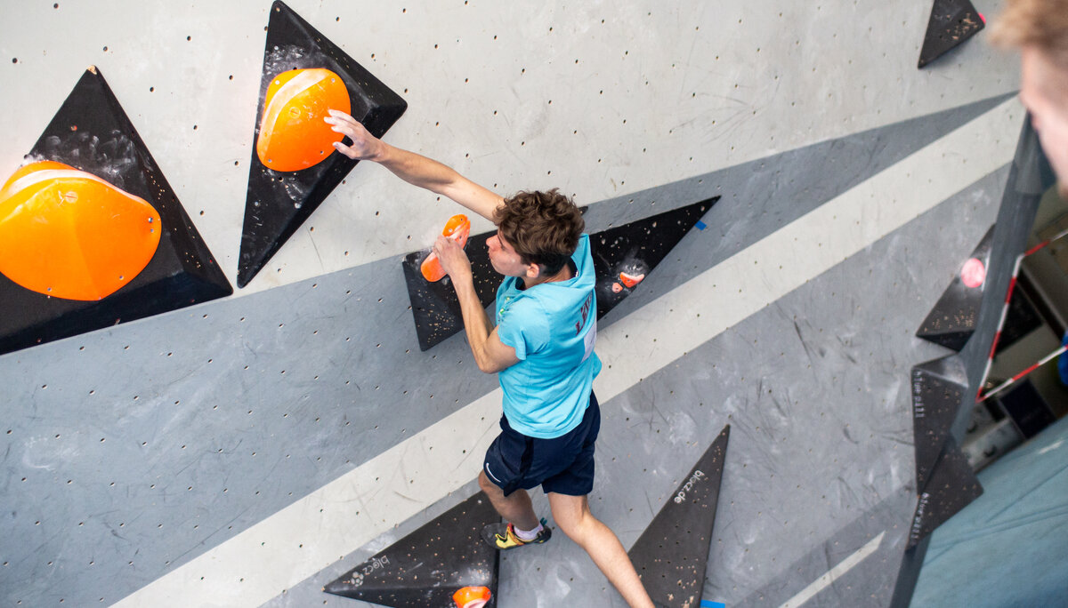 Landesmeisterschaft_Bouldern_Berlin_Sachsen_2022_Qualifikation | © Kilian Dorner Landesmeisterschaft_Bouldern_Berlin_Sachsen_2022_Qualifikation | © Kilian Dorner