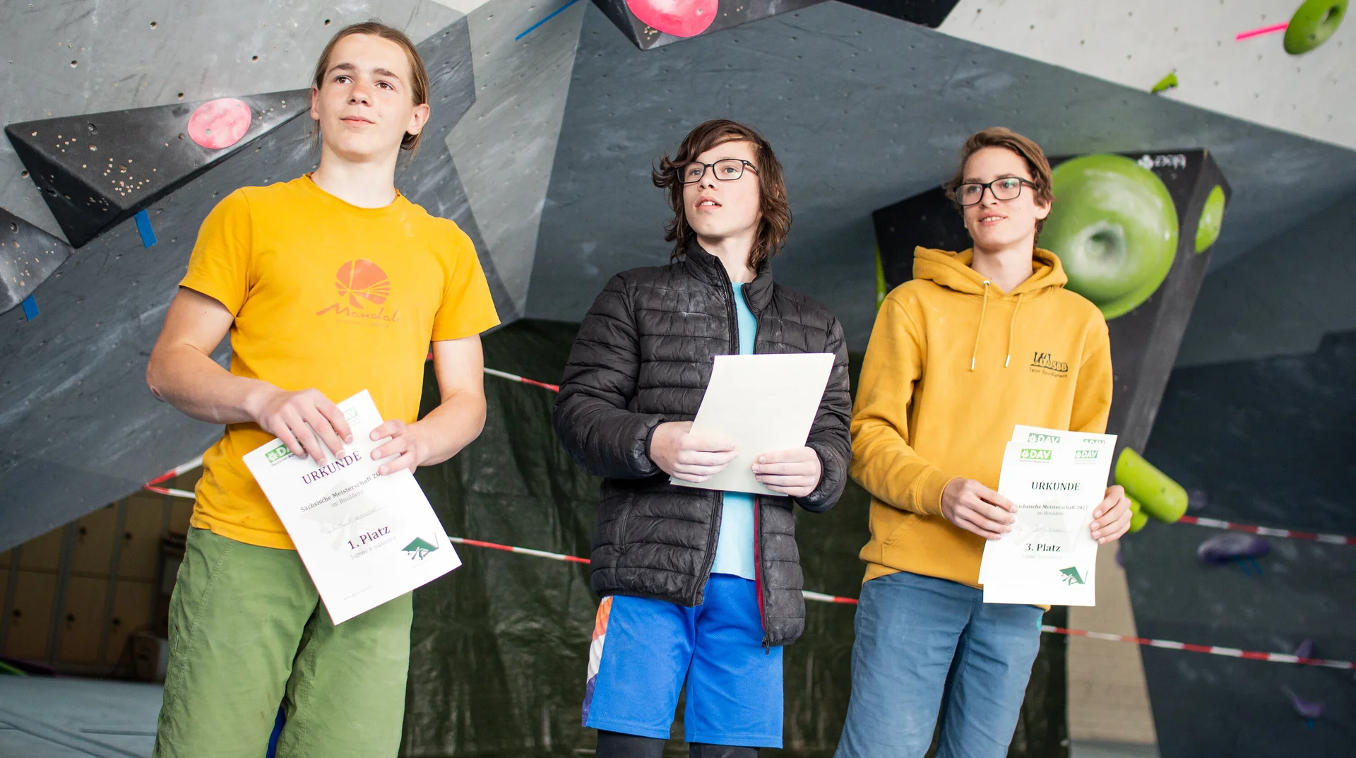 Landesmeisterschaft_Bouldern_Berlin_Sachsen_2022_Finale_Jugend_BC | © Kilian Dorner