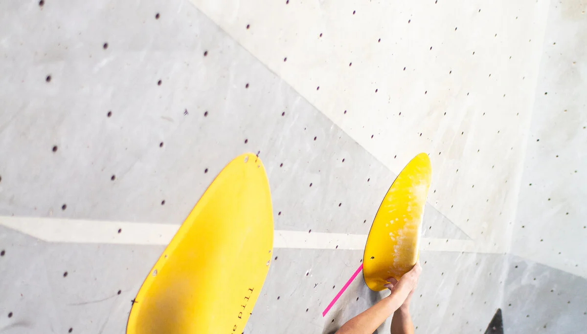 Landesmeisterschaft_Bouldern_Berlin_Sachsen_2022_Finale_Jugend_BC | © Kilian Dorner
