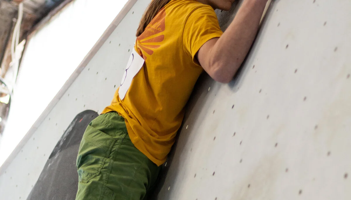 Landesmeisterschaft_Bouldern_Berlin_Sachsen_2022_Finale_Jugend_BC | © Kilian Dorner
