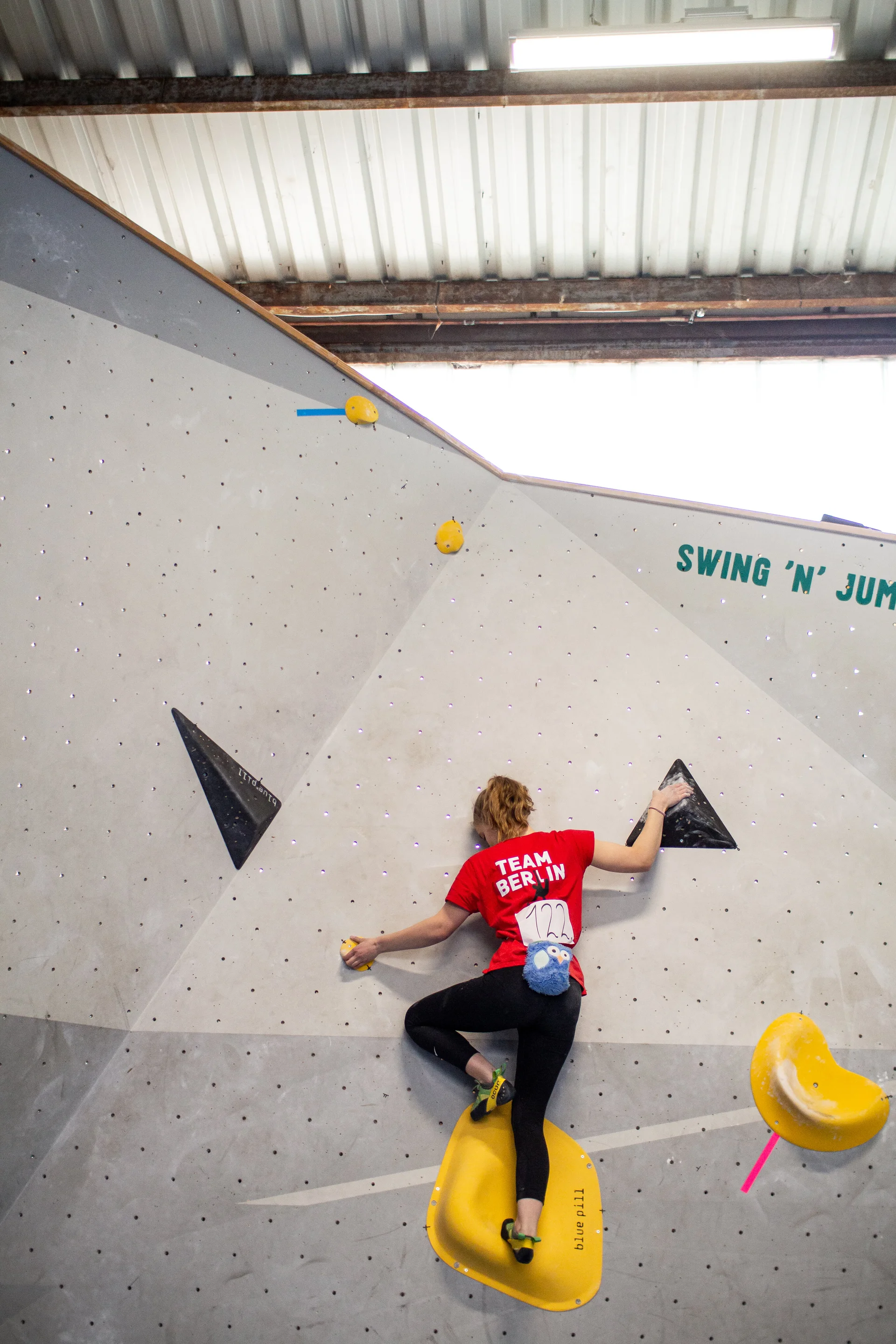 Landesmeisterschaft_Bouldern_Berlin_Sachsen_2022_Finale_Jugend_BC | © Kilian Dorner