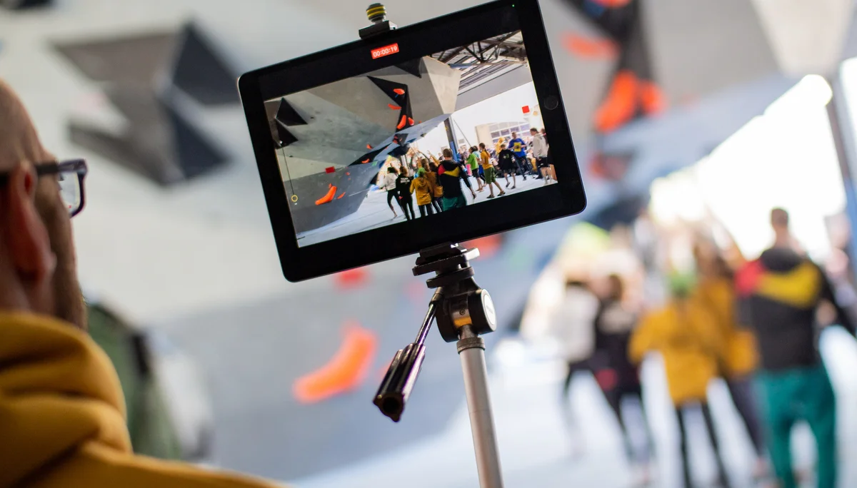 Landesmeisterschaft_Bouldern_Berlin_Sachsen_2022_Finale_Jugend_BC | © Kilian Dorner