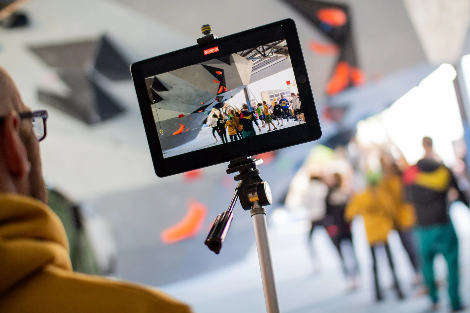 Landesmeisterschaft_Bouldern_Berlin_Sachsen_2022_Finale_Jugend_BC | © Kilian Dorner