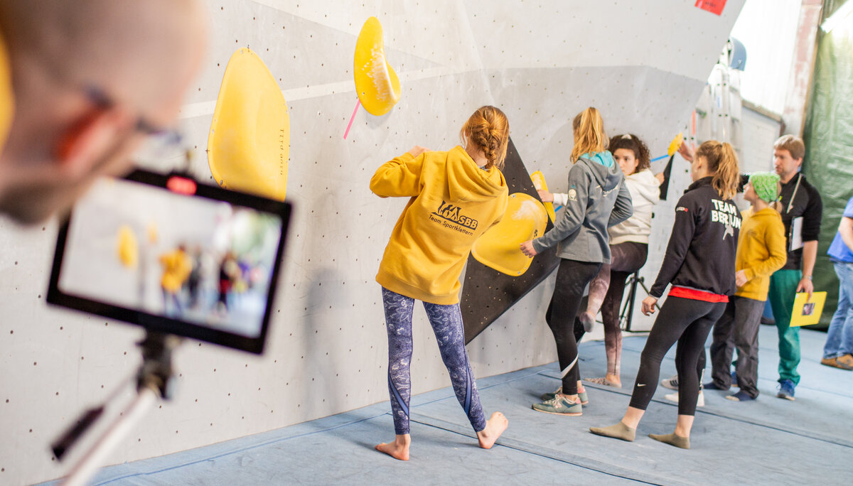 Landesmeisterschaft_Bouldern_Berlin_Sachsen_2022_Finale_Jugend_BC | © Kilian Dorner Landesmeisterschaft_Bouldern_Berlin_Sachsen_2022_Finale_Jugend_BC | © Kilian Dorner
