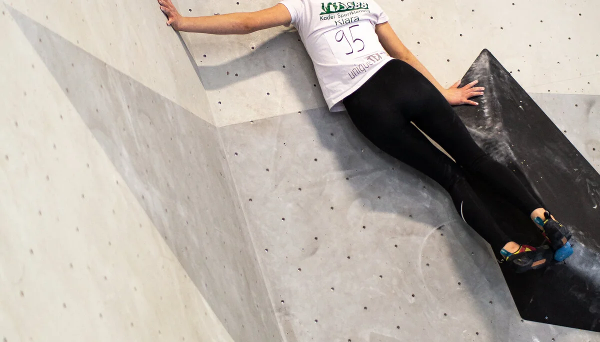 Landesmeisterschaft_Bouldern_Berlin_Sachsen_2022_Finale_Jugend_BC | © Kilian Dorner