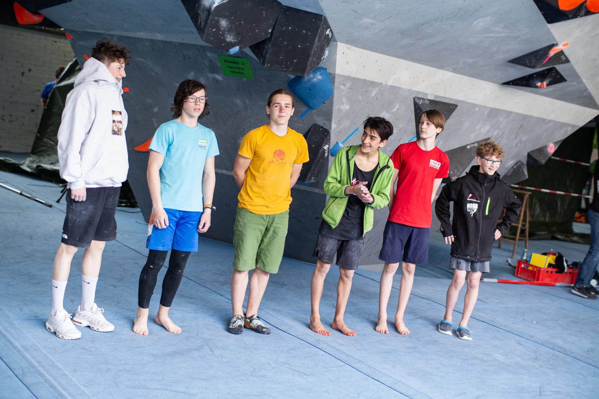 Landesmeisterschaft_Bouldern_Berlin_Sachsen_2022_Finale_Jugend_BC | © Kilian Dorner