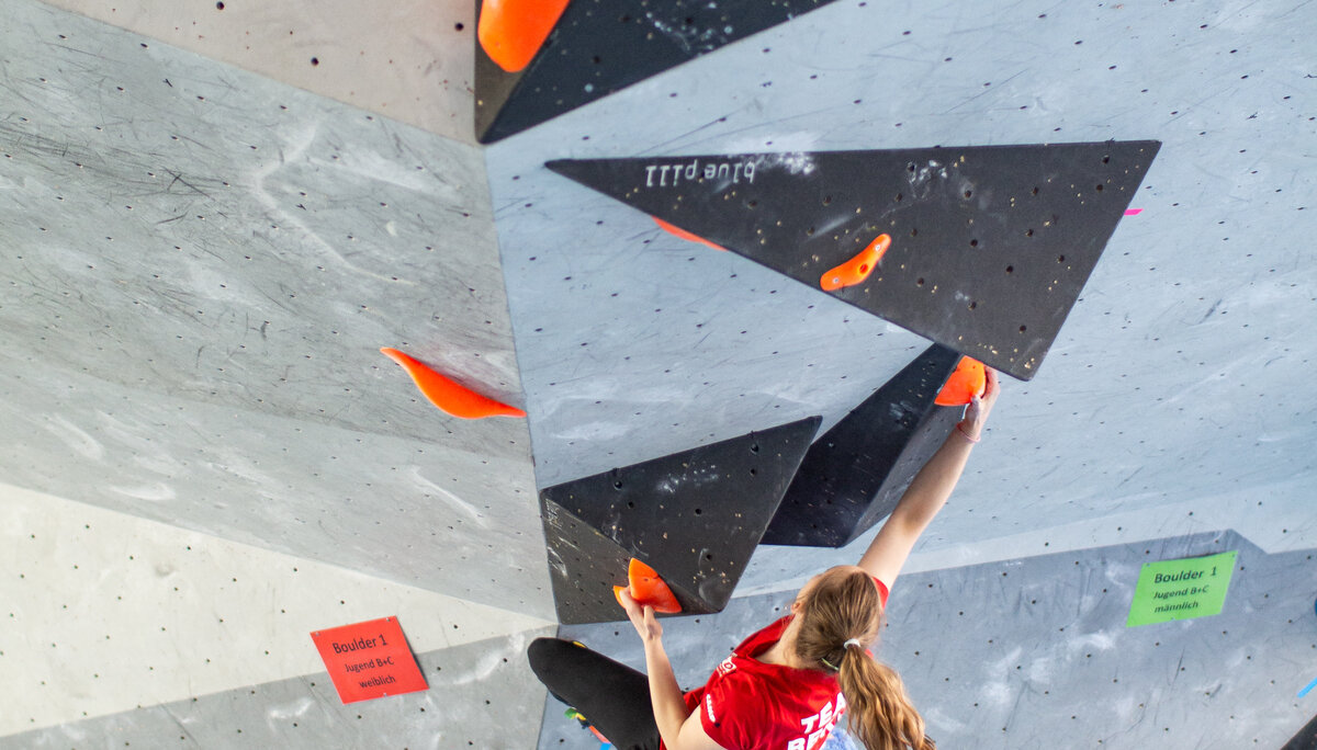 Landesmeisterschaft_Bouldern_Berlin_Sachsen_2022_Finale_Jugend_BC | © Kilian Dorner Landesmeisterschaft_Bouldern_Berlin_Sachsen_2022_Finale_Jugend_BC | © Kilian Dorner