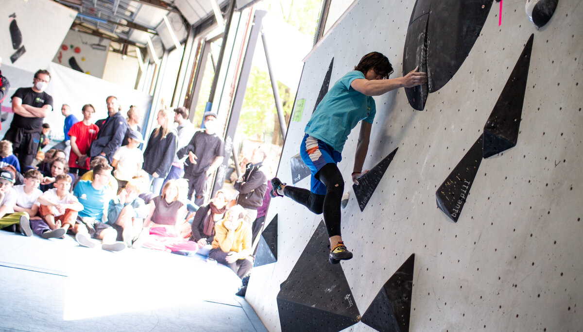 Landesmeisterschaft_Bouldern_Berlin_Sachsen_2022_Finale_Jugend_BC | © Kilian Dorner Landesmeisterschaft_Bouldern_Berlin_Sachsen_2022_Finale_Jugend_BC | © Kilian Dorner