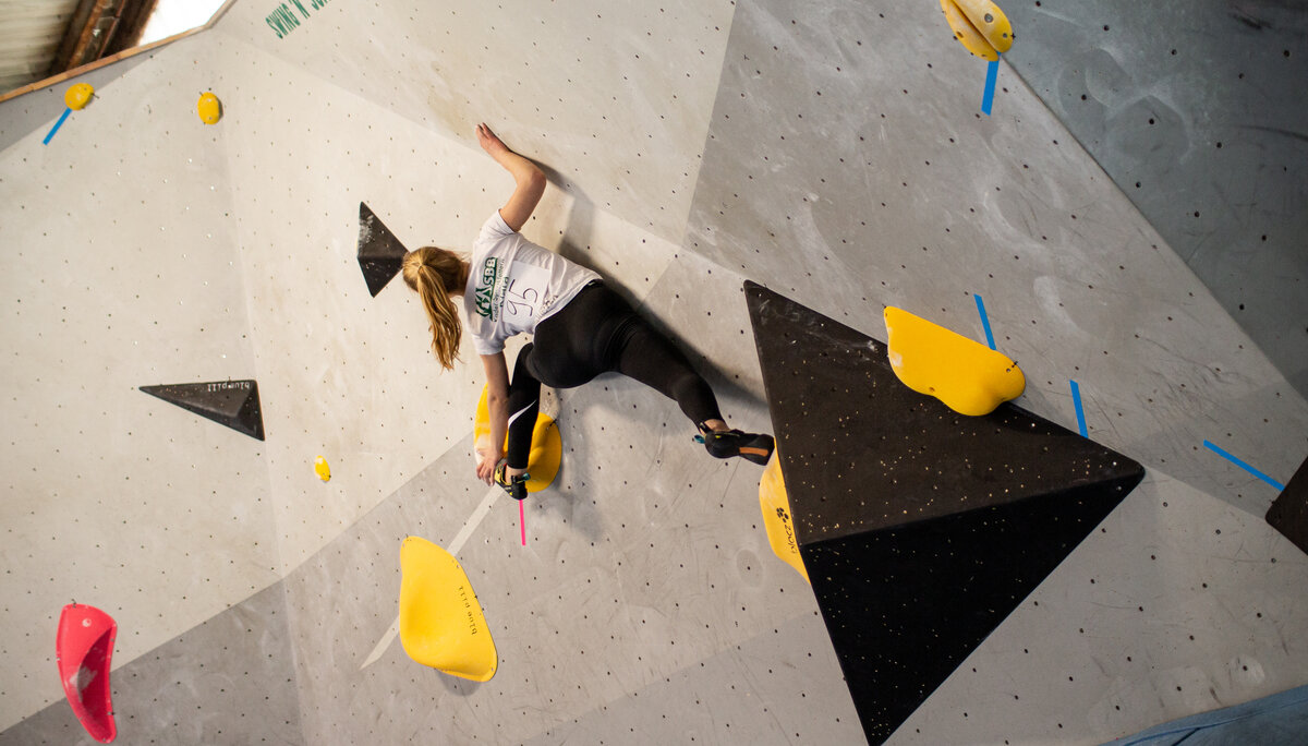 Landesmeisterschaft_Bouldern_Berlin_Sachsen_2022_Finale_Jugend_BC | © Kilian Dorner Landesmeisterschaft_Bouldern_Berlin_Sachsen_2022_Finale_Jugend_BC | © Kilian Dorner