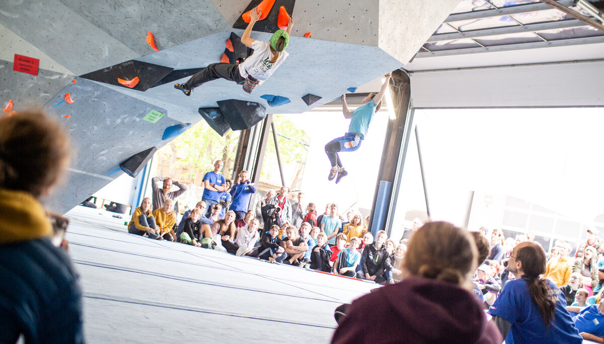 Landesmeisterschaft_Bouldern_Berlin_Sachsen_2022_Finale_Jugend_BC | © Kilian Dorner Landesmeisterschaft_Bouldern_Berlin_Sachsen_2022_Finale_Jugend_BC | © Kilian Dorner