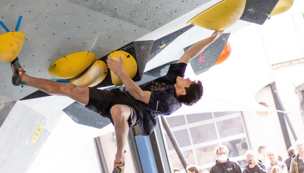 Landesmeisterschaft_Bouldern_Berlin_Sachsen_2022_Finale_Jugend_A_Erwachsene | © Kilian Dorner