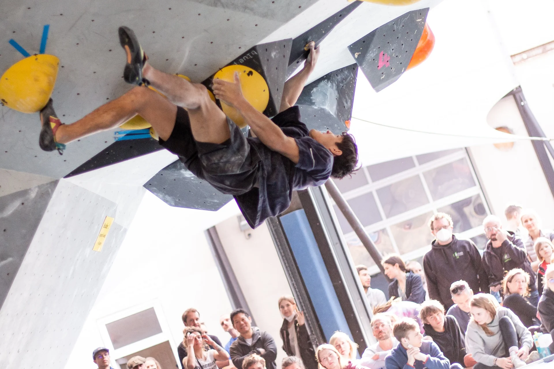 Landesmeisterschaft_Bouldern_Berlin_Sachsen_2022_Finale_Jugend_A_Erwachsene | © Kilian Dorner