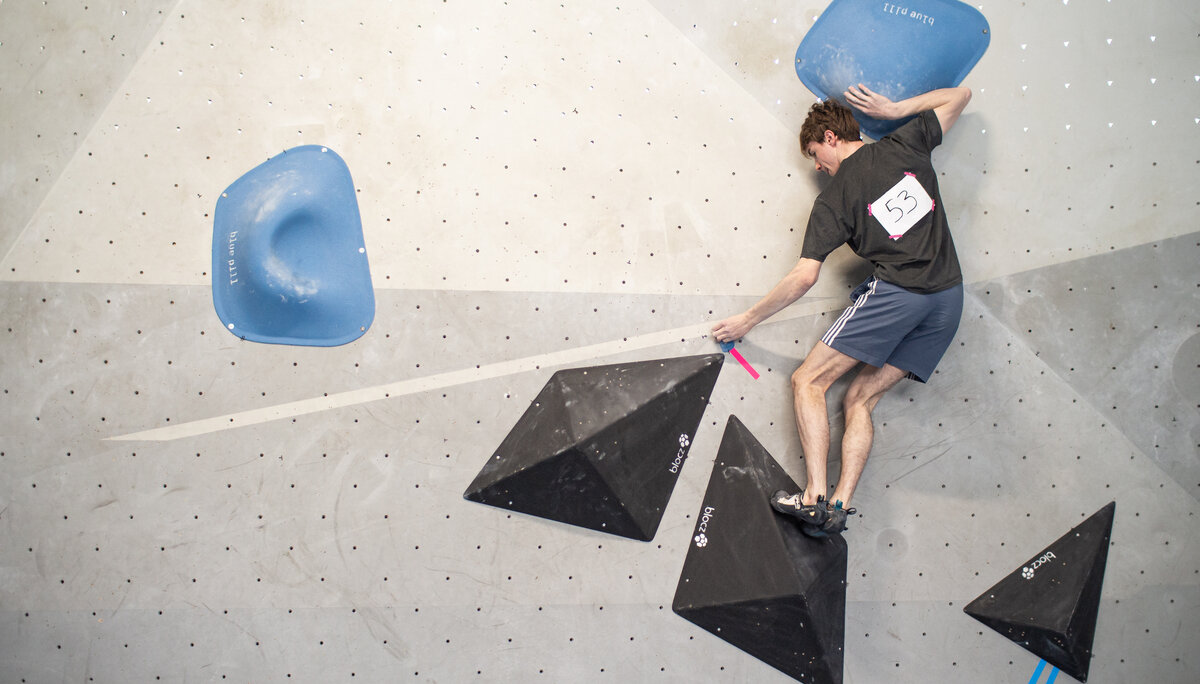 Landesmeisterschaft_Bouldern_Berlin_Sachsen_2022_Finale_Jugend_A_Erwachsene | © Kilian Dorner Landesmeisterschaft_Bouldern_Berlin_Sachsen_2022_Finale_Jugend_A_Erwachsene | © Kilian Dorner