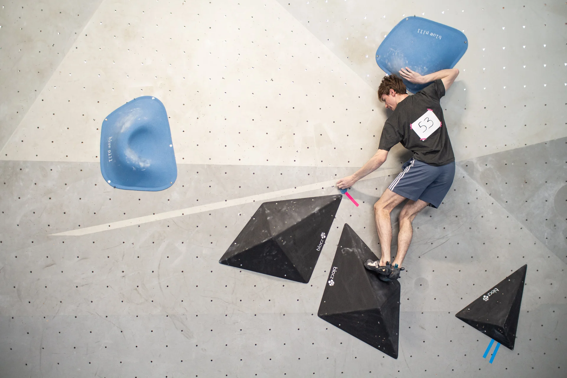 Landesmeisterschaft_Bouldern_Berlin_Sachsen_2022_Finale_Jugend_A_Erwachsene | © Kilian Dorner