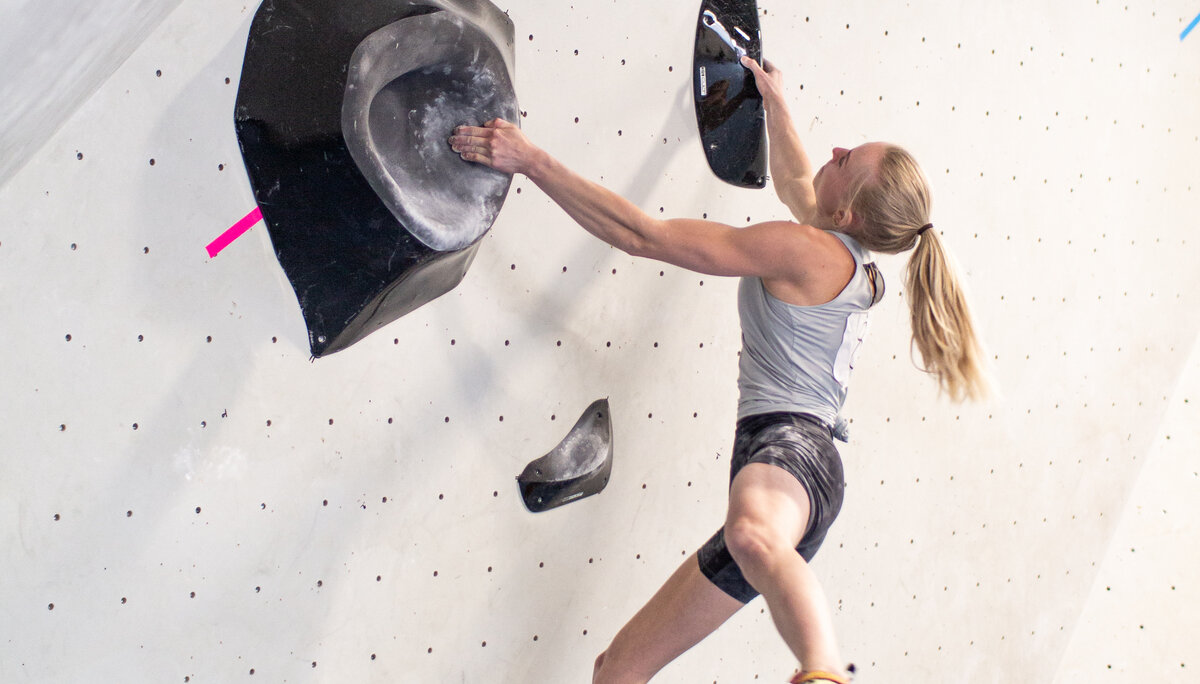 Landesmeisterschaft_Bouldern_Berlin_Sachsen_2022_Finale_Jugend_A_Erwachsene | © Kilian Dorner Landesmeisterschaft_Bouldern_Berlin_Sachsen_2022_Finale_Jugend_A_Erwachsene | © Kilian Dorner