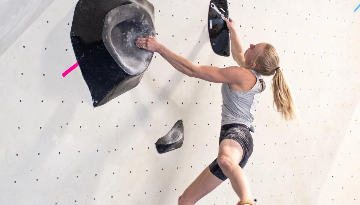 Landesmeisterschaft_Bouldern_Berlin_Sachsen_2022_Finale_Jugend_A_Erwachsene | © Kilian Dorner