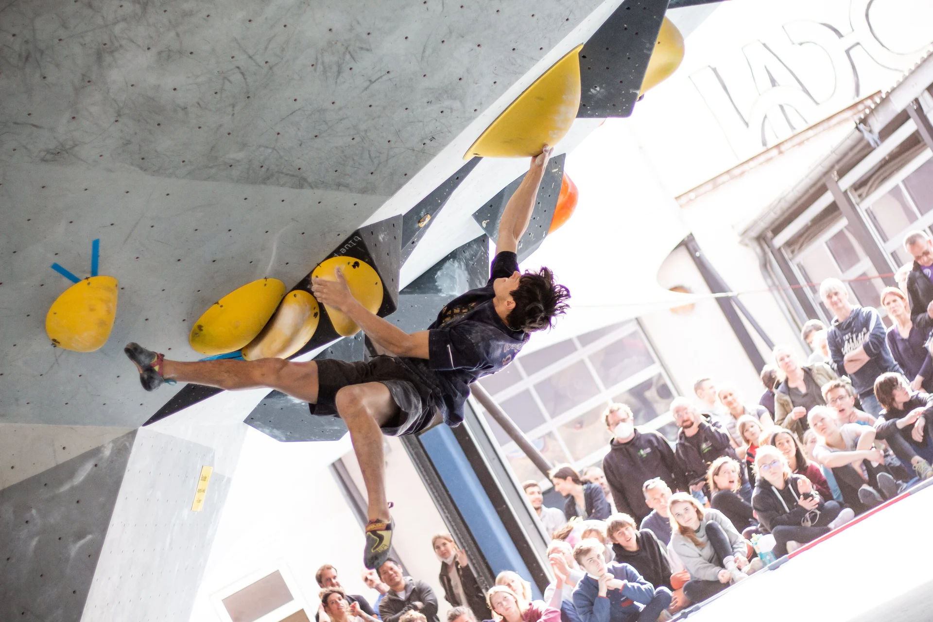 Landesmeisterschaft_Bouldern_Berlin_Sachsen_2022_Finale_Jugend_A_Erwachsene | © Kilian Dorner