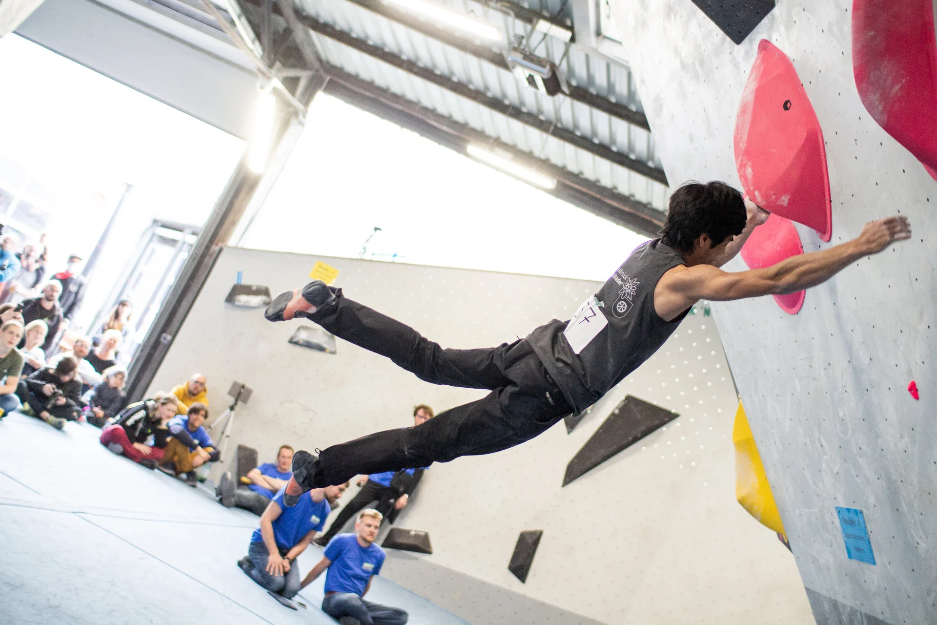 Landesmeisterschaft_Bouldern_Berlin_Sachsen_2022_Finale_Jugend_A_Erwachsene | © Kilian Dorner