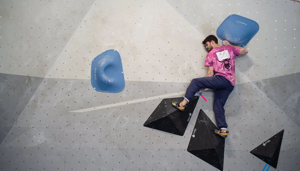 Landesmeisterschaft_Bouldern_Berlin_Sachsen_2022_Finale_Jugend_A_Erwachsene | © Kilian Dorner