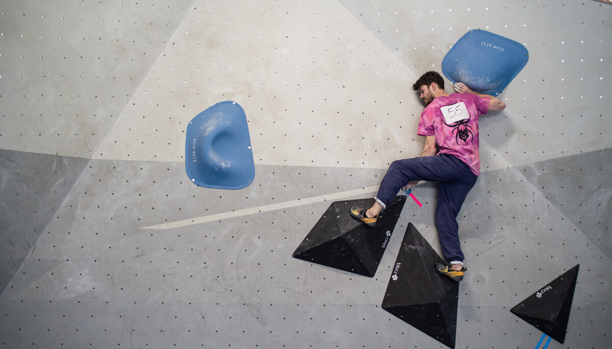 Landesmeisterschaft_Bouldern_Berlin_Sachsen_2022_Finale_Jugend_A_Erwachsene | © Kilian Dorner Landesmeisterschaft_Bouldern_Berlin_Sachsen_2022_Finale_Jugend_A_Erwachsene | © Kilian Dorner