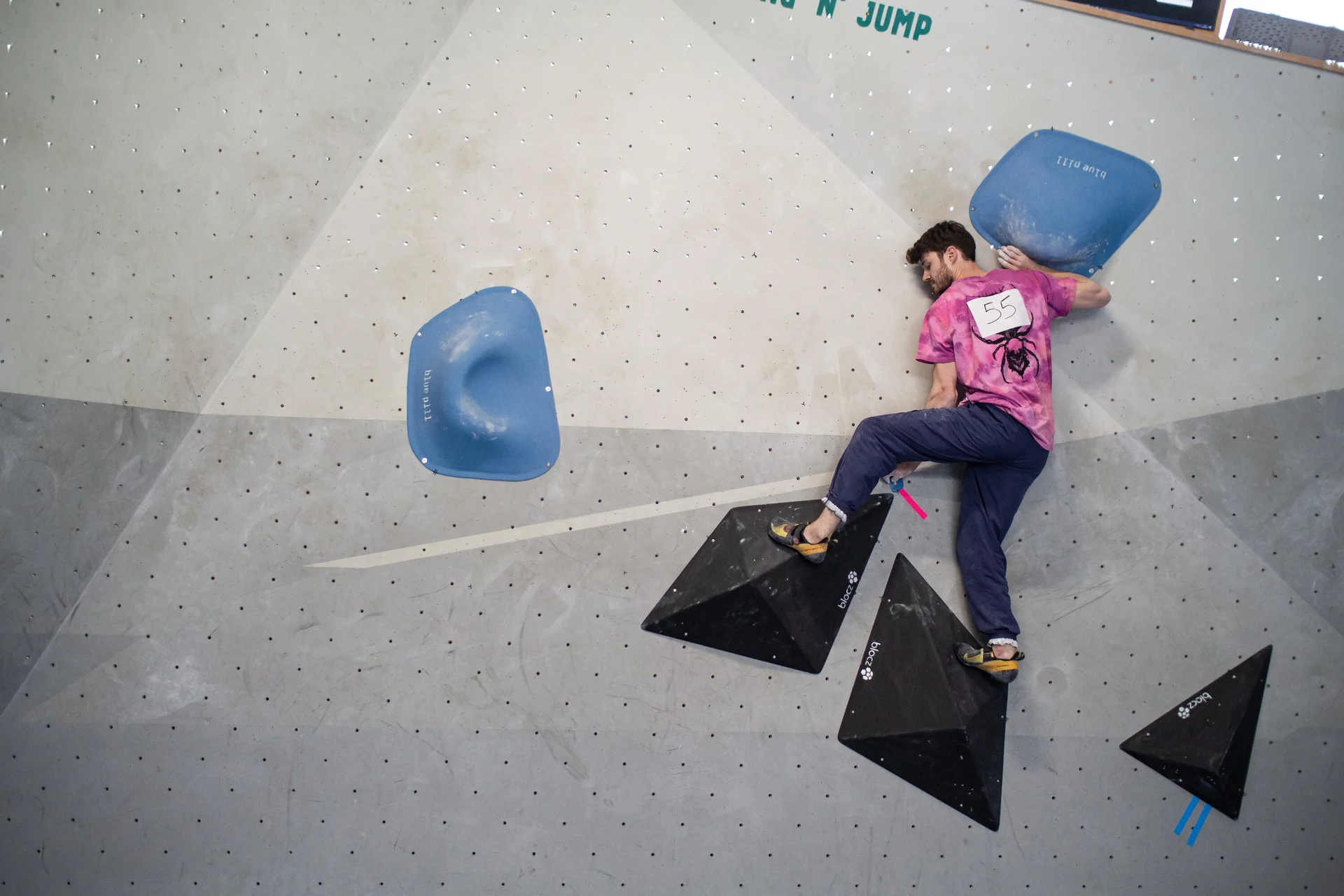 Landesmeisterschaft_Bouldern_Berlin_Sachsen_2022_Finale_Jugend_A_Erwachsene | © Kilian Dorner