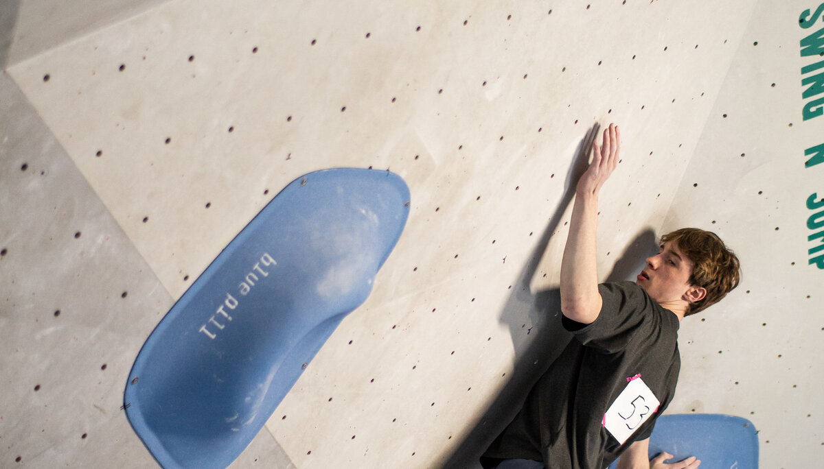 Landesmeisterschaft_Bouldern_Berlin_Sachsen_2022_Finale_Jugend_A_Erwachsene | © Kilian Dorner Landesmeisterschaft_Bouldern_Berlin_Sachsen_2022_Finale_Jugend_A_Erwachsene | © Kilian Dorner