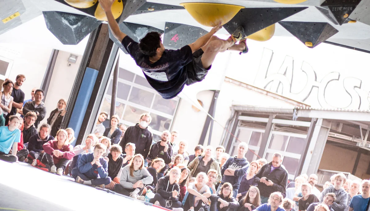 Landesmeisterschaft_Bouldern_Berlin_Sachsen_2022_Finale_Jugend_A_Erwachsene | © Kilian Dorner