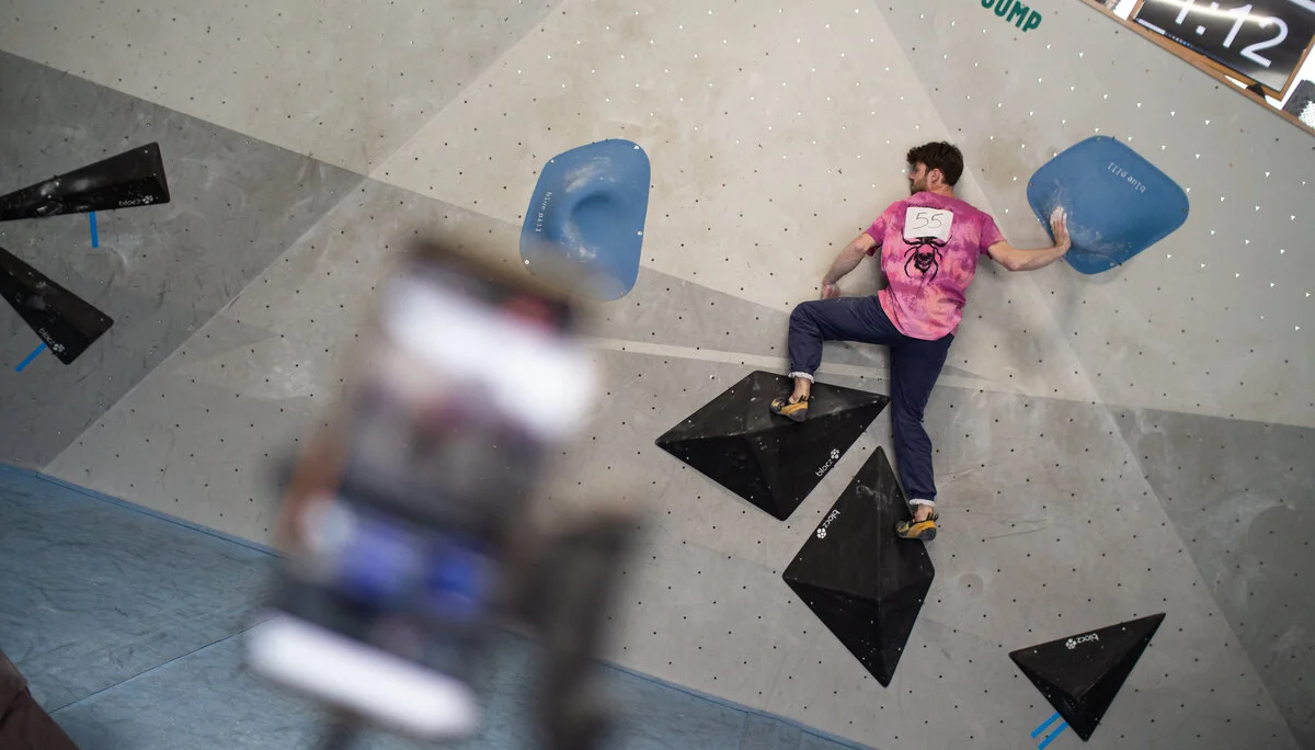 Landesmeisterschaft_Bouldern_Berlin_Sachsen_2022_Finale_Jugend_A_Erwachsene | © Kilian Dorner