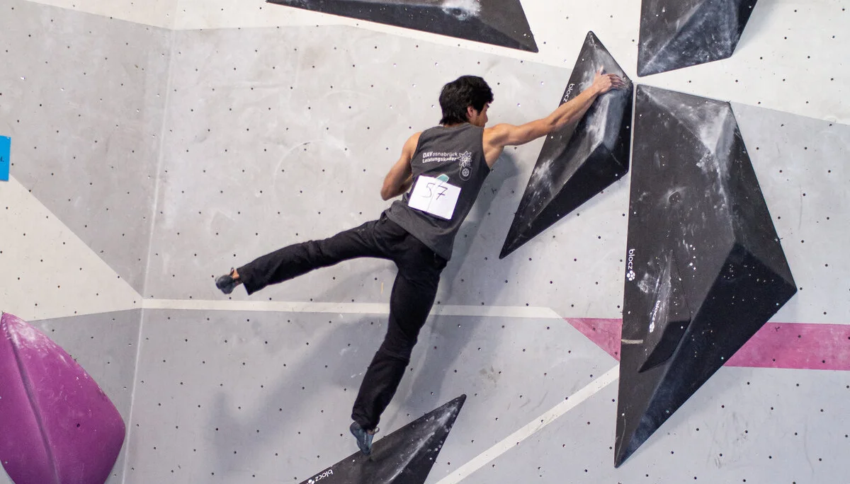 Landesmeisterschaft_Bouldern_Berlin_Sachsen_2022_Finale_Jugend_A_Erwachsene | © Kilian Dorner