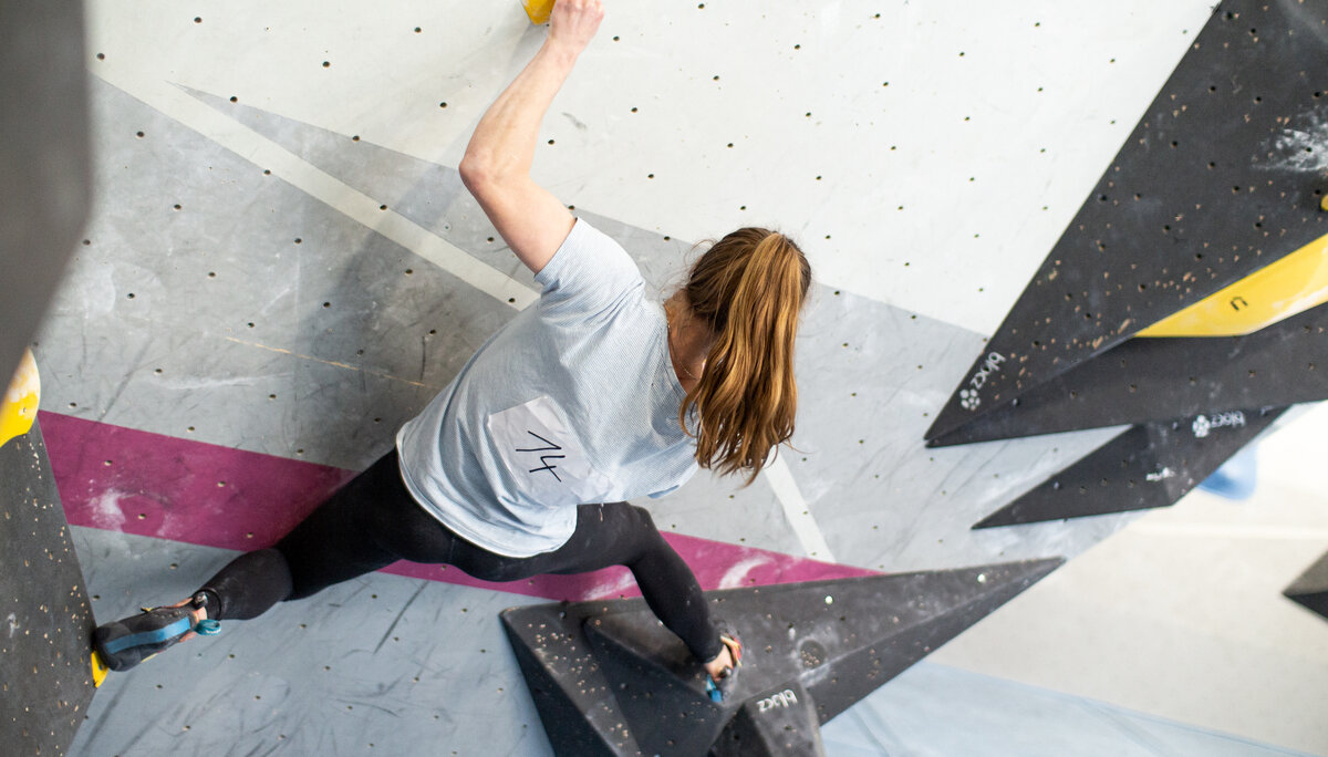 Landesmeisterschaft_Bouldern_Berlin_Sachsen_2022_Finale_Jugend_A_Erwachsene | © Kilian Dorner Landesmeisterschaft_Bouldern_Berlin_Sachsen_2022_Finale_Jugend_A_Erwachsene | © Kilian Dorner