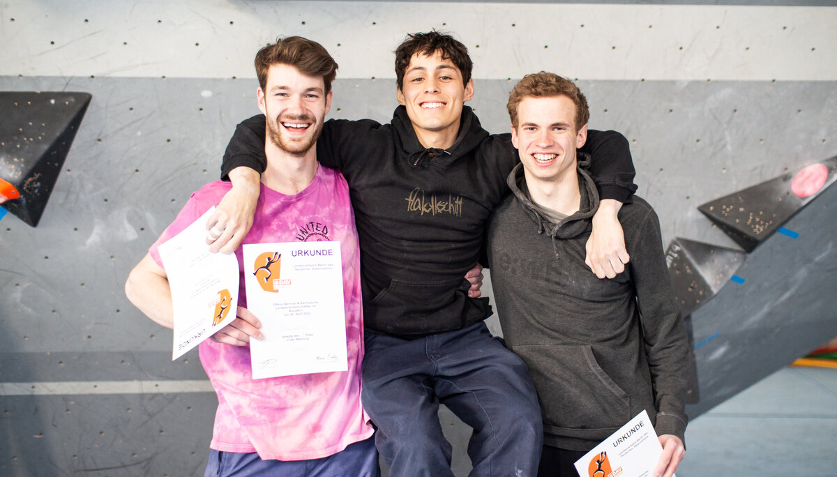 Landesmeisterschaft_Bouldern_Berlin_Sachsen_2022_Finale_Jugend_A_Erwachsene | © Kilian Dorner Landesmeisterschaft_Bouldern_Berlin_Sachsen_2022_Finale_Jugend_A_Erwachsene | © Kilian Dorner