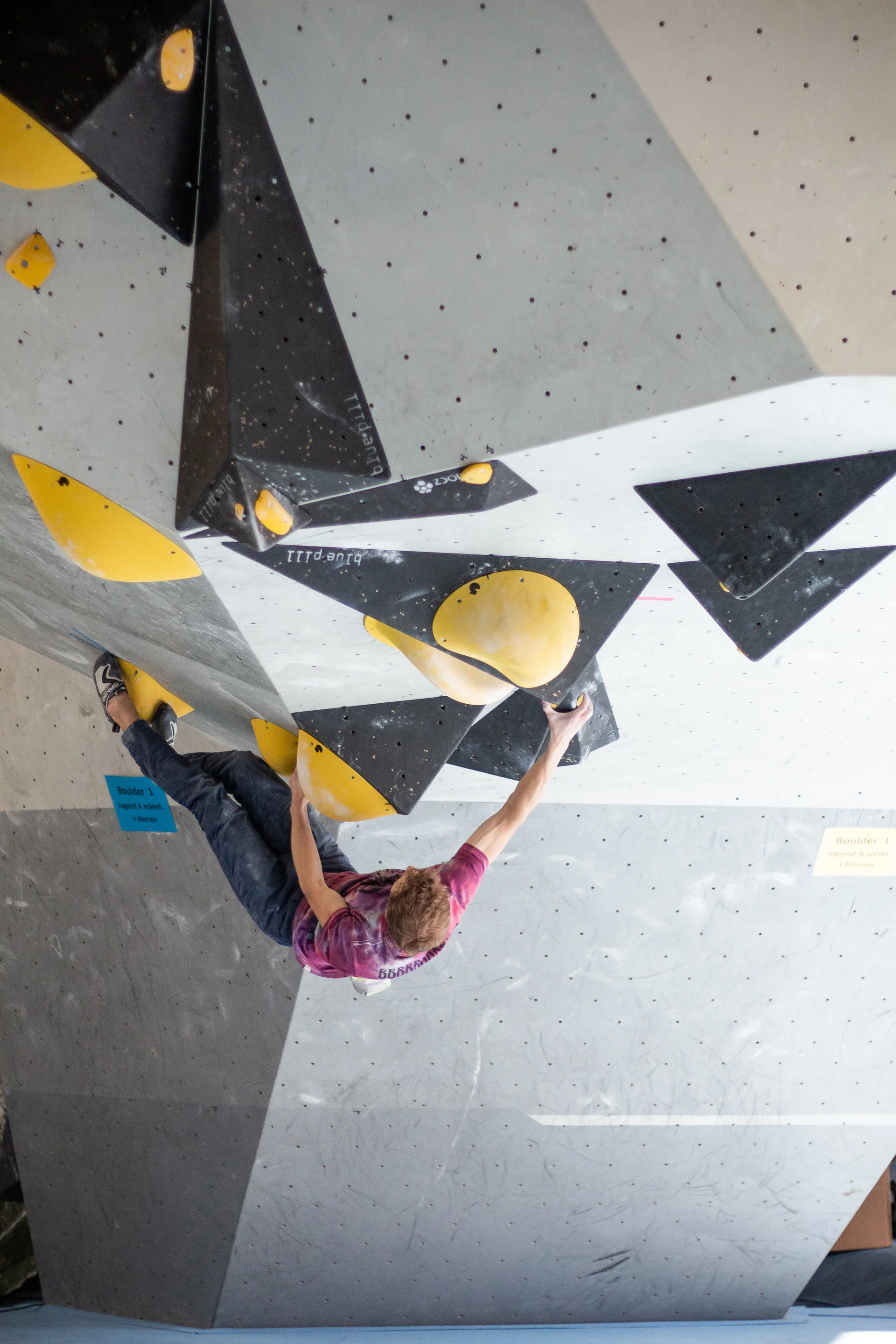Landesmeisterschaft_Bouldern_Berlin_Sachsen_2022_Finale_Jugend_A_Erwachsene | © Kilian Dorner