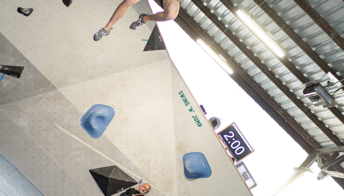 Landesmeisterschaft_Bouldern_Berlin_Sachsen_2022_Finale_Jugend_A_Erwachsene | © Kilian Dorner Landesmeisterschaft_Bouldern_Berlin_Sachsen_2022_Finale_Jugend_A_Erwachsene | © Kilian Dorner