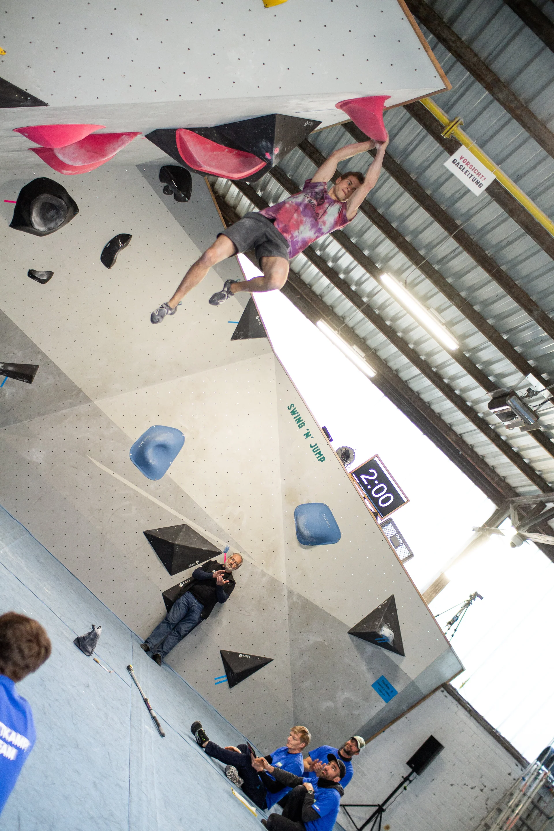 Landesmeisterschaft_Bouldern_Berlin_Sachsen_2022_Finale_Jugend_A_Erwachsene | © Kilian Dorner