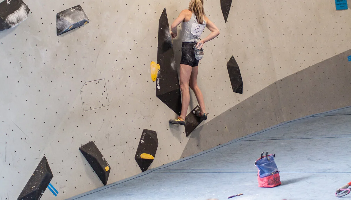 Landesmeisterschaft_Bouldern_Berlin_Sachsen_2022_Finale_Jugend_A_Erwachsene | © Kilian Dorner