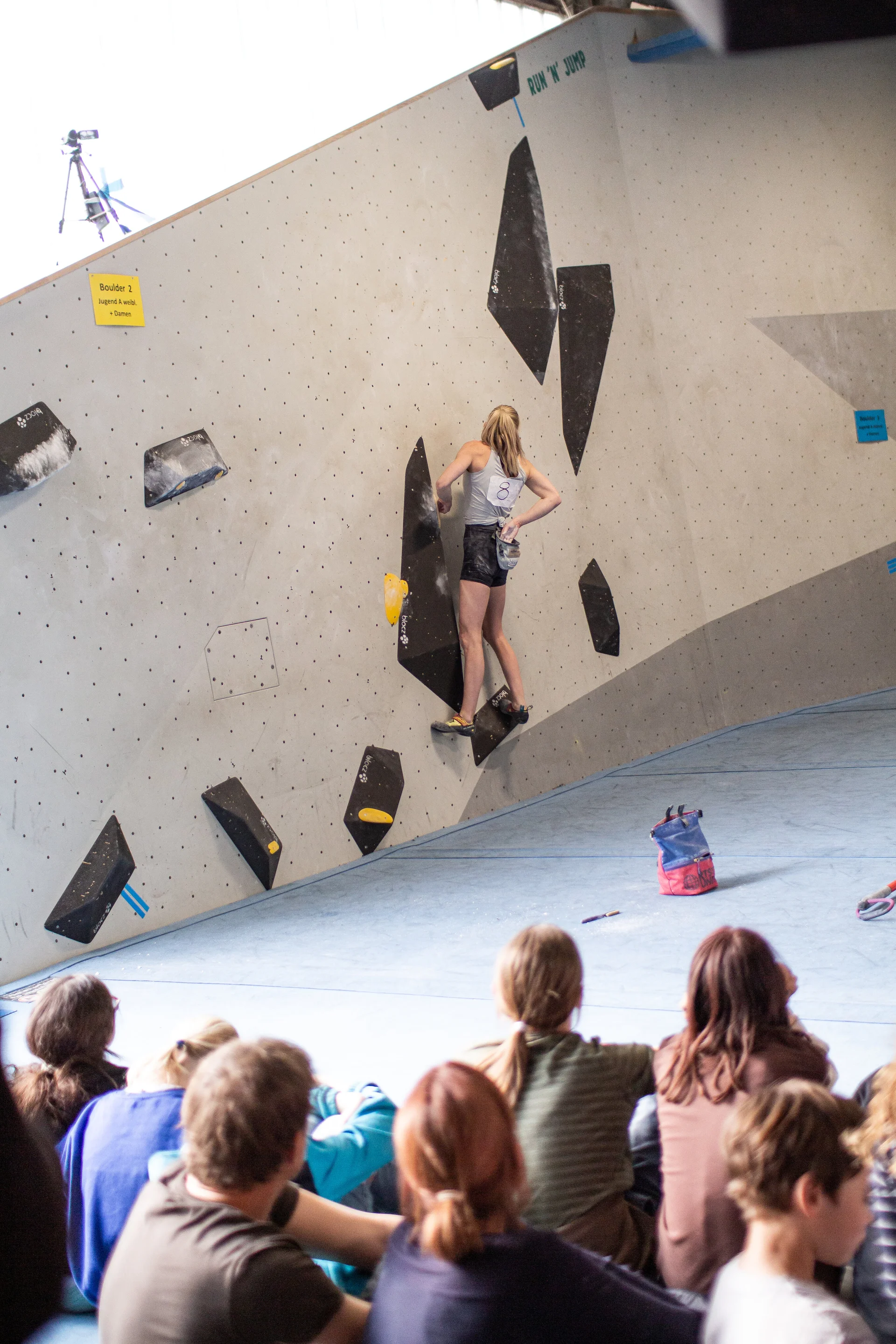 Landesmeisterschaft_Bouldern_Berlin_Sachsen_2022_Finale_Jugend_A_Erwachsene | © Kilian Dorner