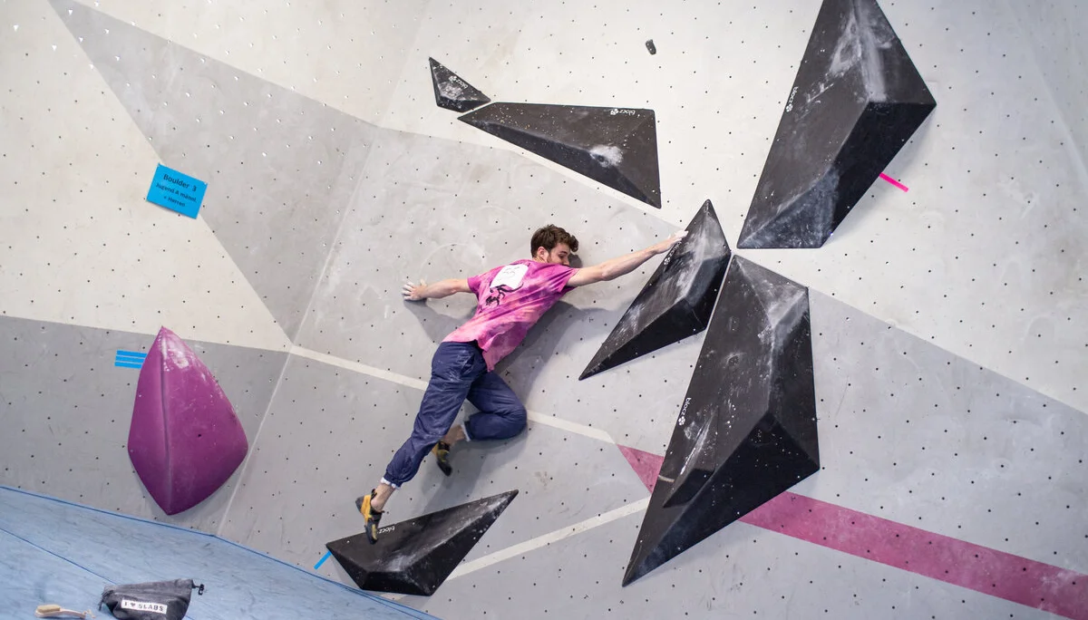 Landesmeisterschaft_Bouldern_Berlin_Sachsen_2022_Finale_Jugend_A_Erwachsene | © Kilian Dorner