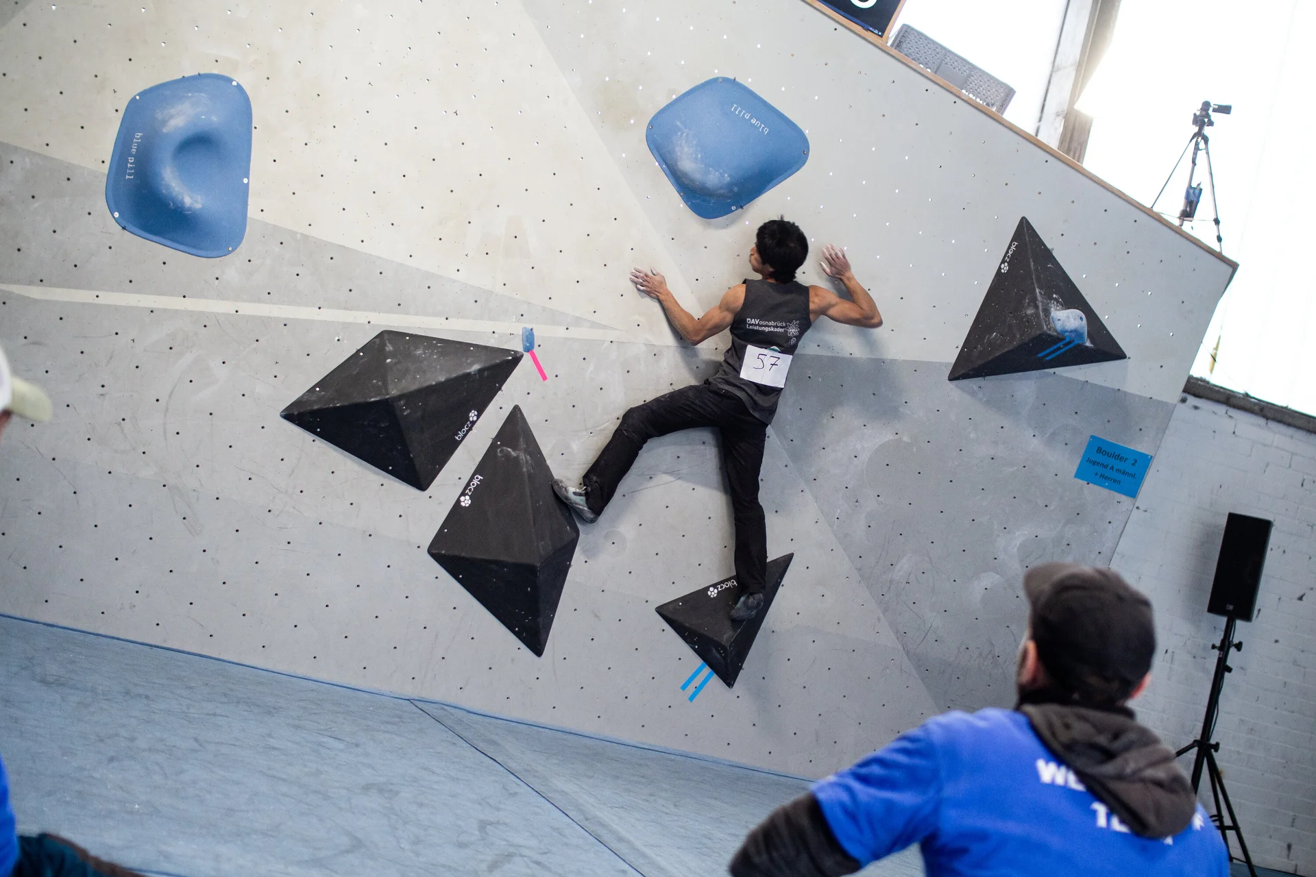 Landesmeisterschaft_Bouldern_Berlin_Sachsen_2022_Finale_Jugend_A_Erwachsene | © Kilian Dorner